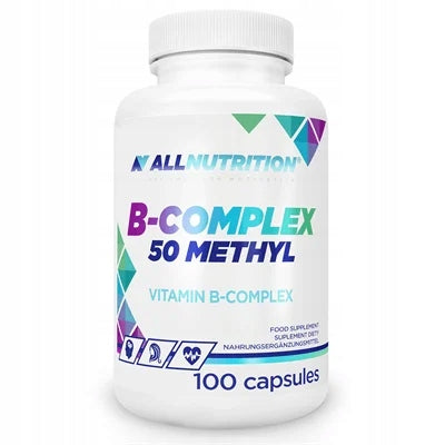 ALLNUTRITION B-COMPLEX 50 METHYL 100 CAPSULES VITAMIN NERVOUS SYSTEM HEART