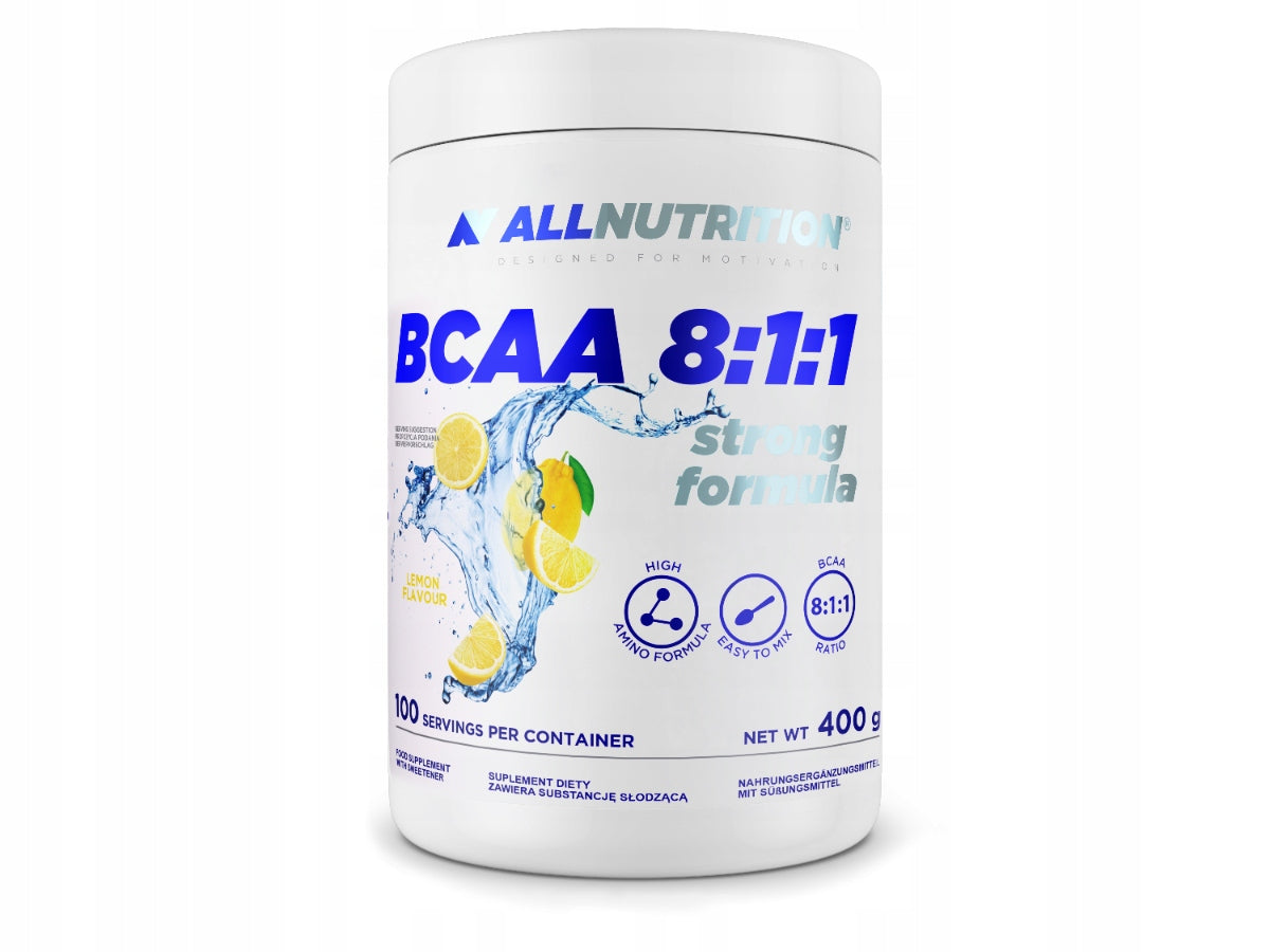 ALLNUTRITION BCAA 8:1:1 STRONG FORMULA 400g LEMON AMINO ACIDS REGENERATION