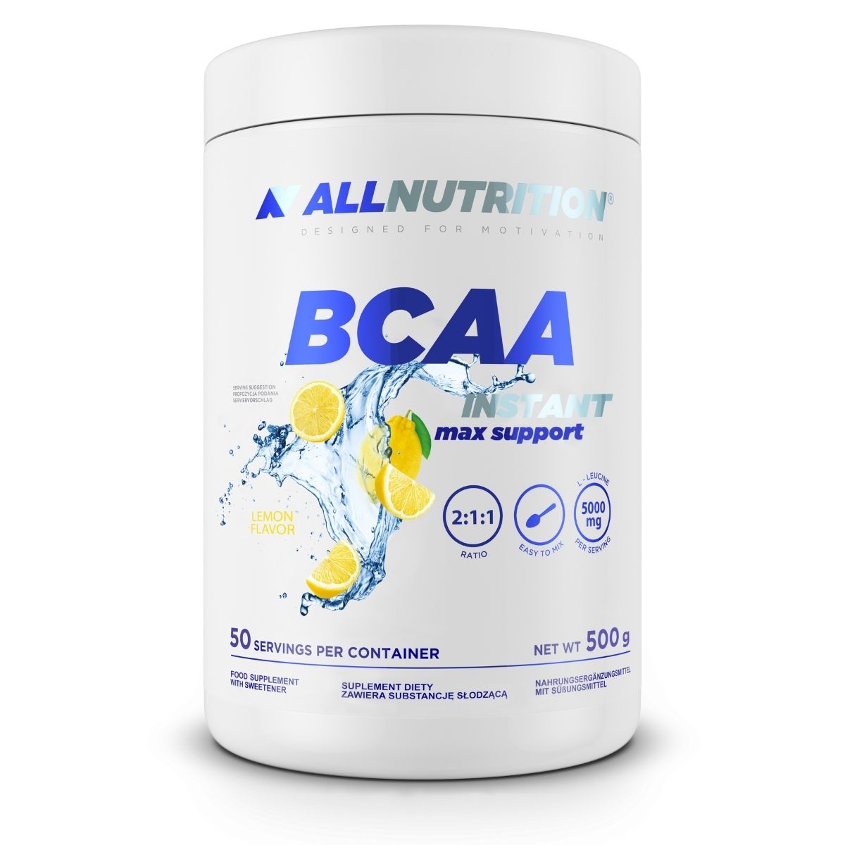 ALLNUTRITION BCAA MAX SUPPORT INSTANT 500G LEMON AMINO ACIDS REGENERATION