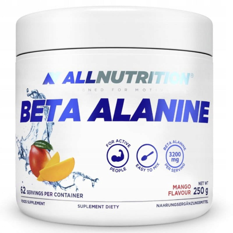 ALLNUTRITION BETA-ALANINE 250G raspberry-strawberry Expiration date at least six months from the date of purchase