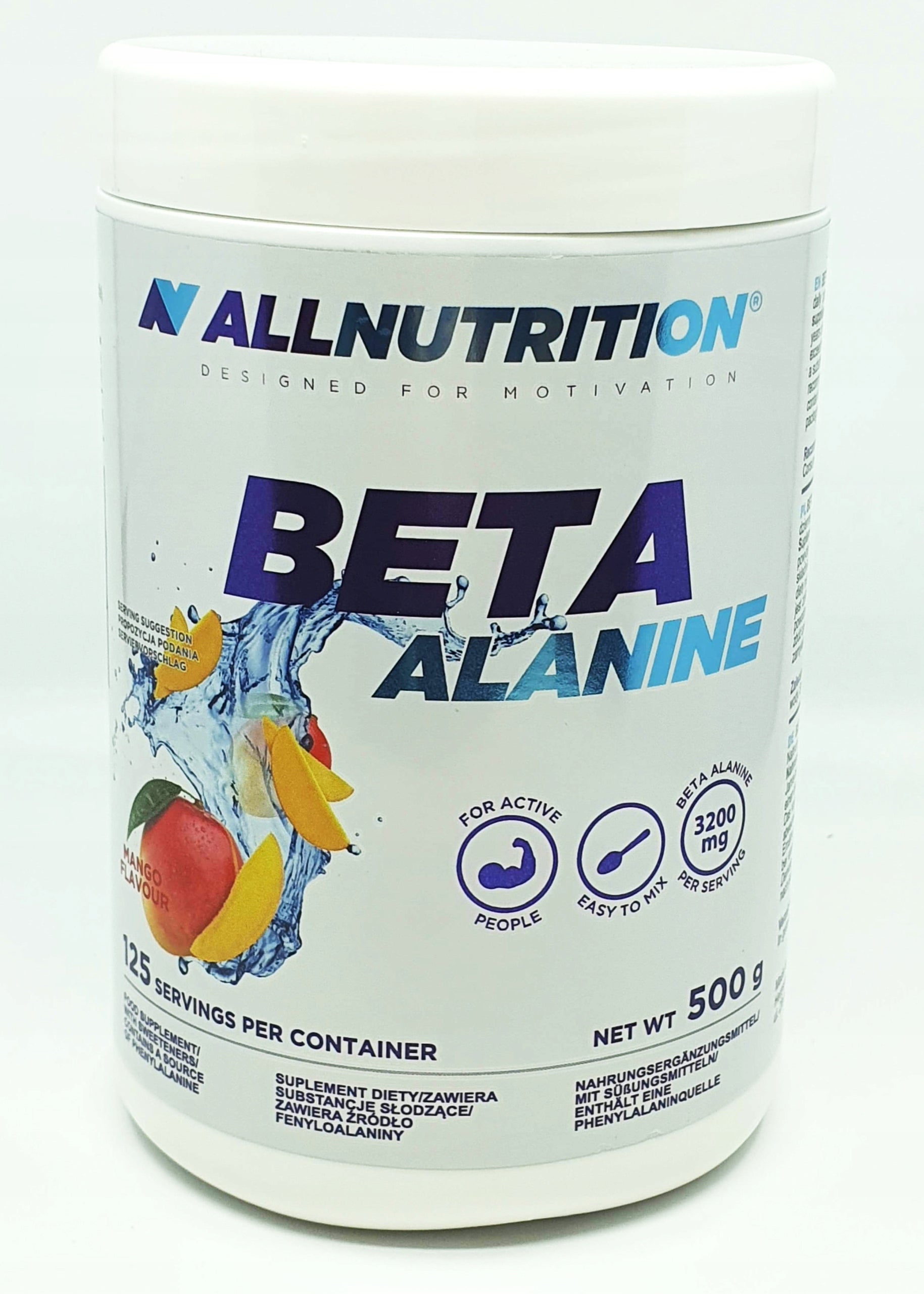 ALLNUTRITION BETA ALANINE 500g MANGO STRENGTH MUSCLE AMINO ACIDS Packaging status original