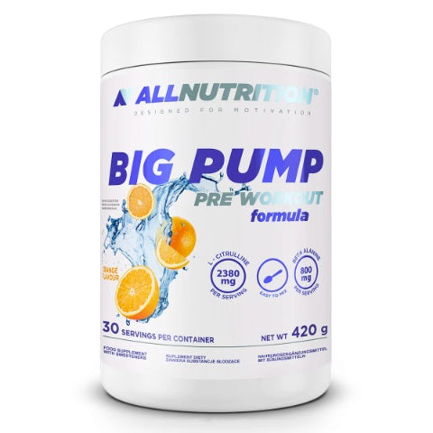 ALLNUTRITION BIG PUMP PRE WORKOUT 420G ORANGE PRE-WORKOUT ENERGY
