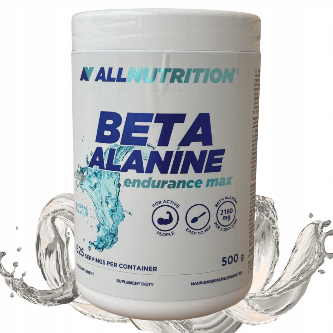 ALLNUTRITION Beta Alanine 500g Endurance Max 3600mg strength 125 servings Packaging status original