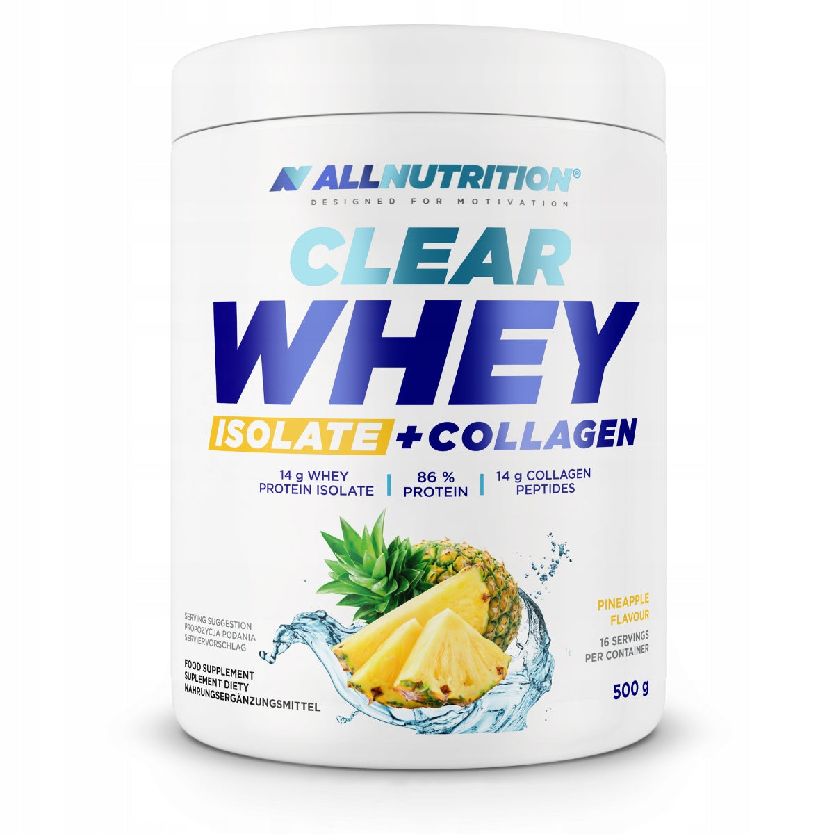 ALLNUTRITION CLEAR WHEY ISOLATE + COLLAGEN 500G PINEAPPLE