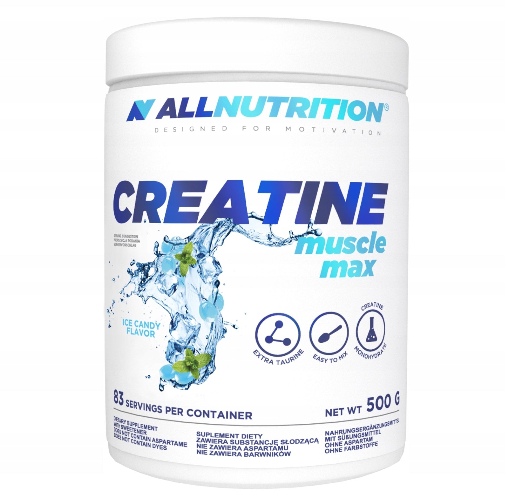 ALLNUTRITION CREATINE 500g CREATINE MONOHYDRATE CREATINE MUSCLES MASS PUMP