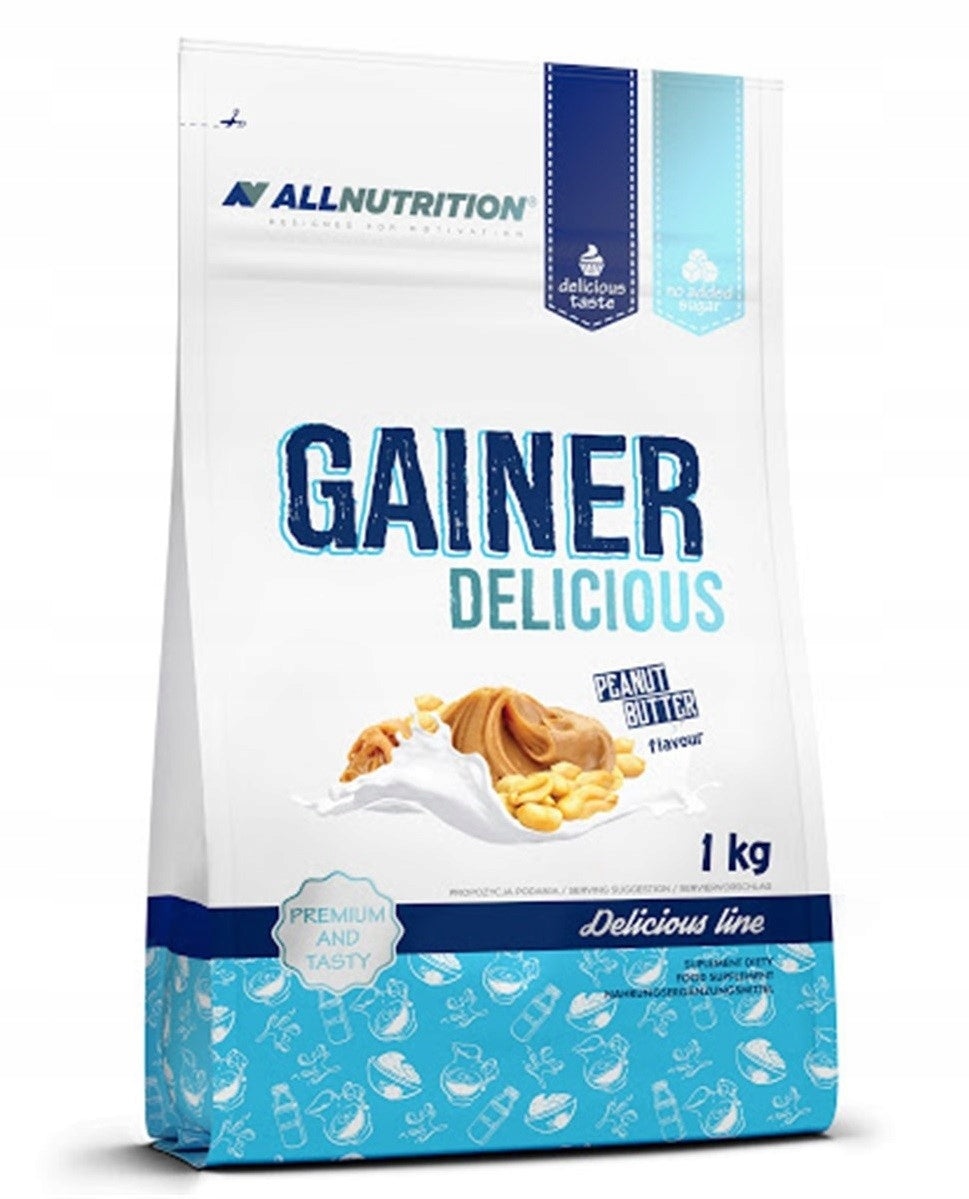 ALLNUTRITION GAINER DELICIOUS 1000G MASS PROTEIN CARBOHYDRATES PROTEIN MUSCLES