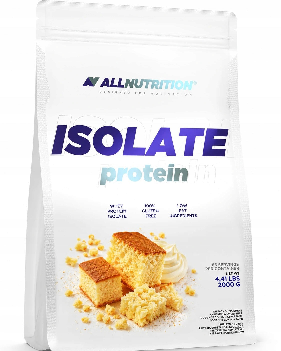 ALLNUTRITION ISOLATE 2KG sponge cake