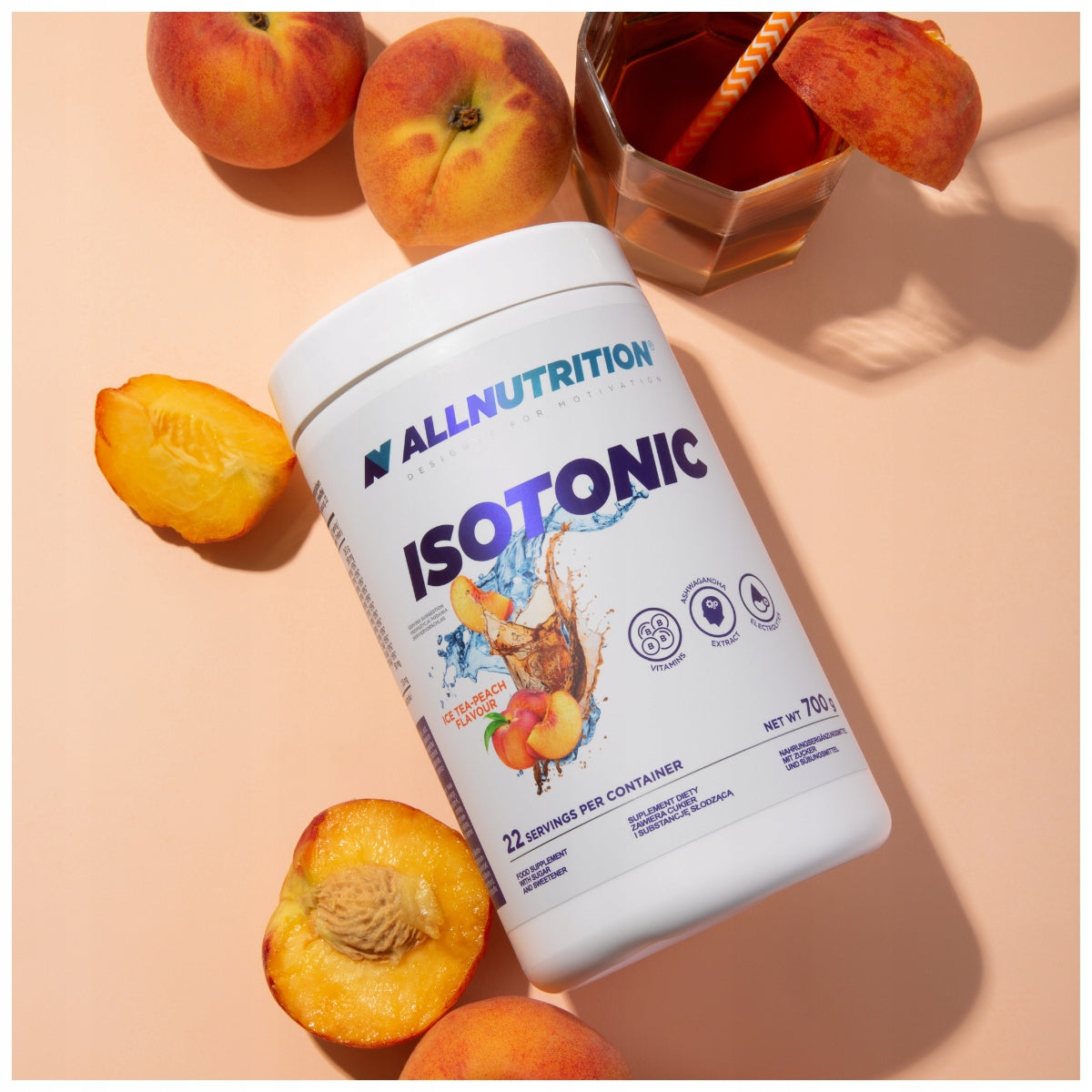 ALLNUTRITION ISOTONIC 700g FROZEN PEACH TEA ELECTROLYTE FIT Expiration date at least 1 month from the date of purchase
