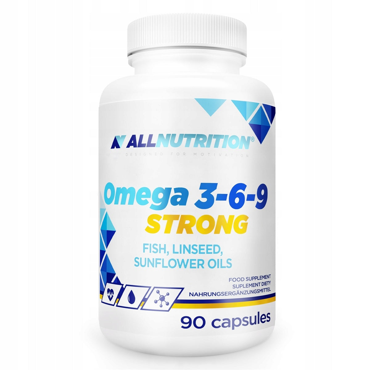 ALLNUTRITION OMEGA 3-6-9 STRONG 90 KAP FLAXSEED FISH OIL VITAMINS