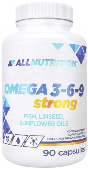 ALLNUTRITION OMEGA 3-6-9 STRONG flaxseed fish oil 90 capsules