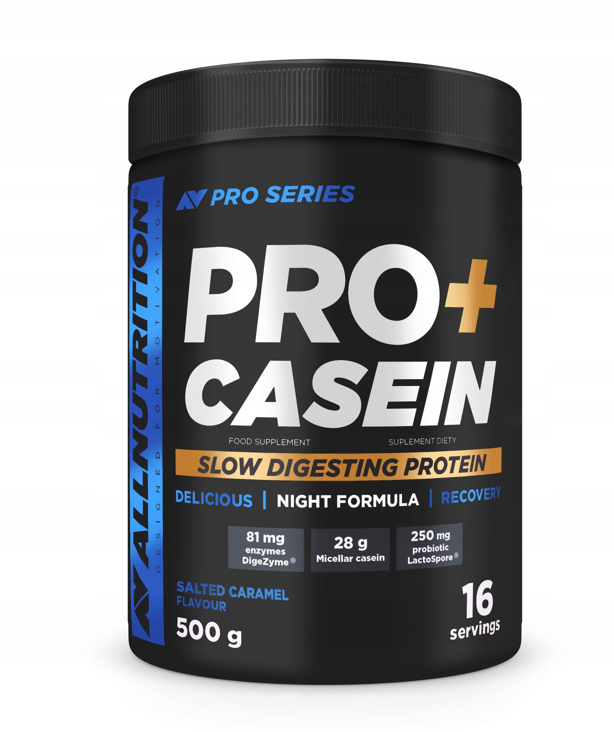 ALLNUTRITION PRO CASEIN 500G TASTE SALTY CARAMEL PROTEIN MASS PROTEIN SUPPLEMENT