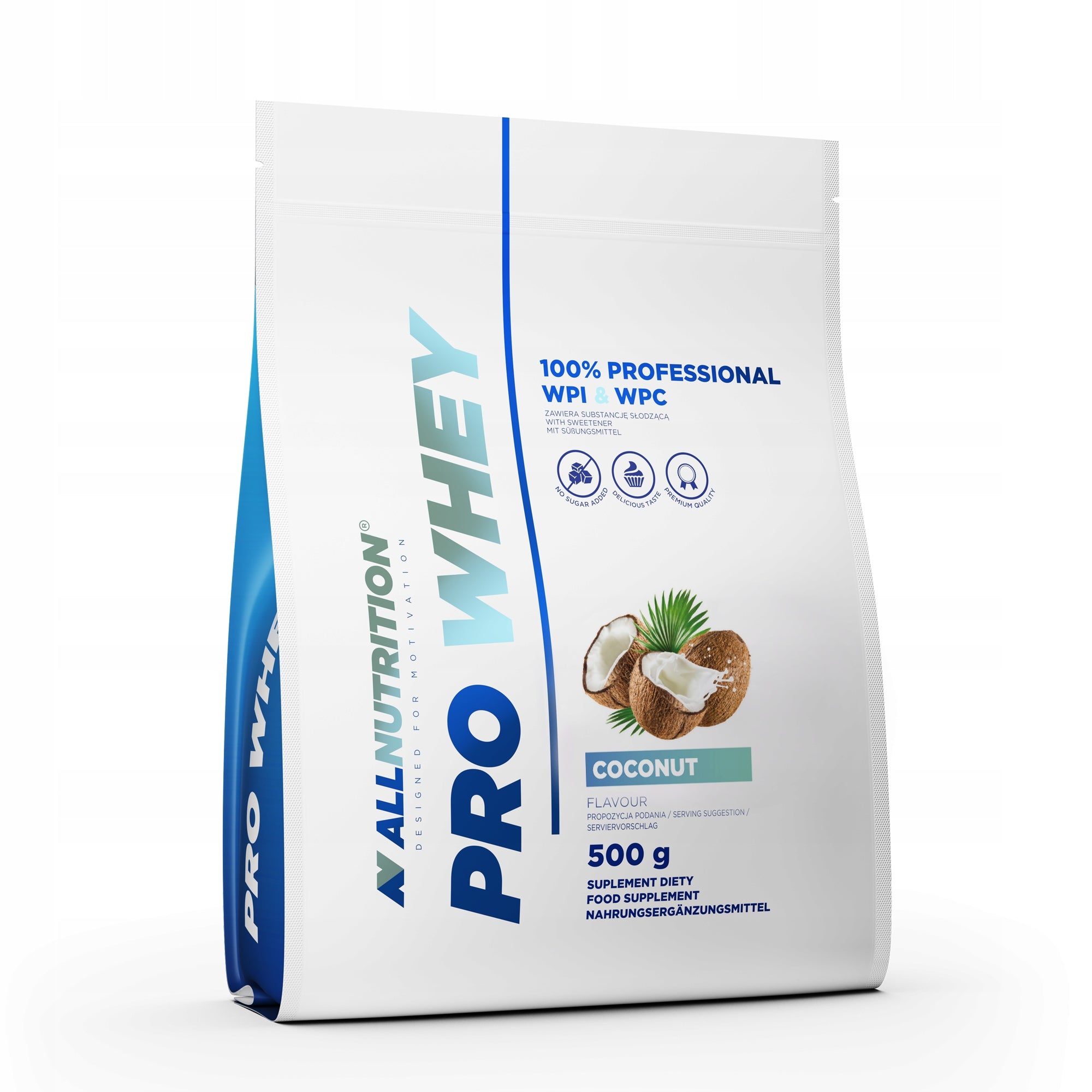 ALLNUTRITION PRO WHEY 500g COCONUT PROTEIN WPC WPI PROTEIN MUSCLE MASS STRENGTH