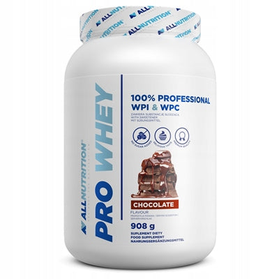 ALLNUTRITION PRO WHEY 908g CHOCOLATE PROTEIN WPC WPI ISOLATE PROTEIN MUSCLE