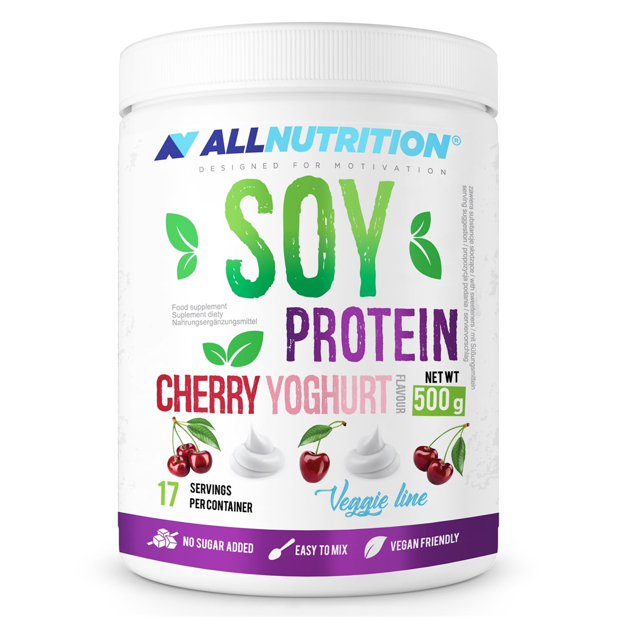 ALLNUTRITION SOY PROTEIN 500g VEGAN PROTEIN SOY ISOLATE CONDITIONER
