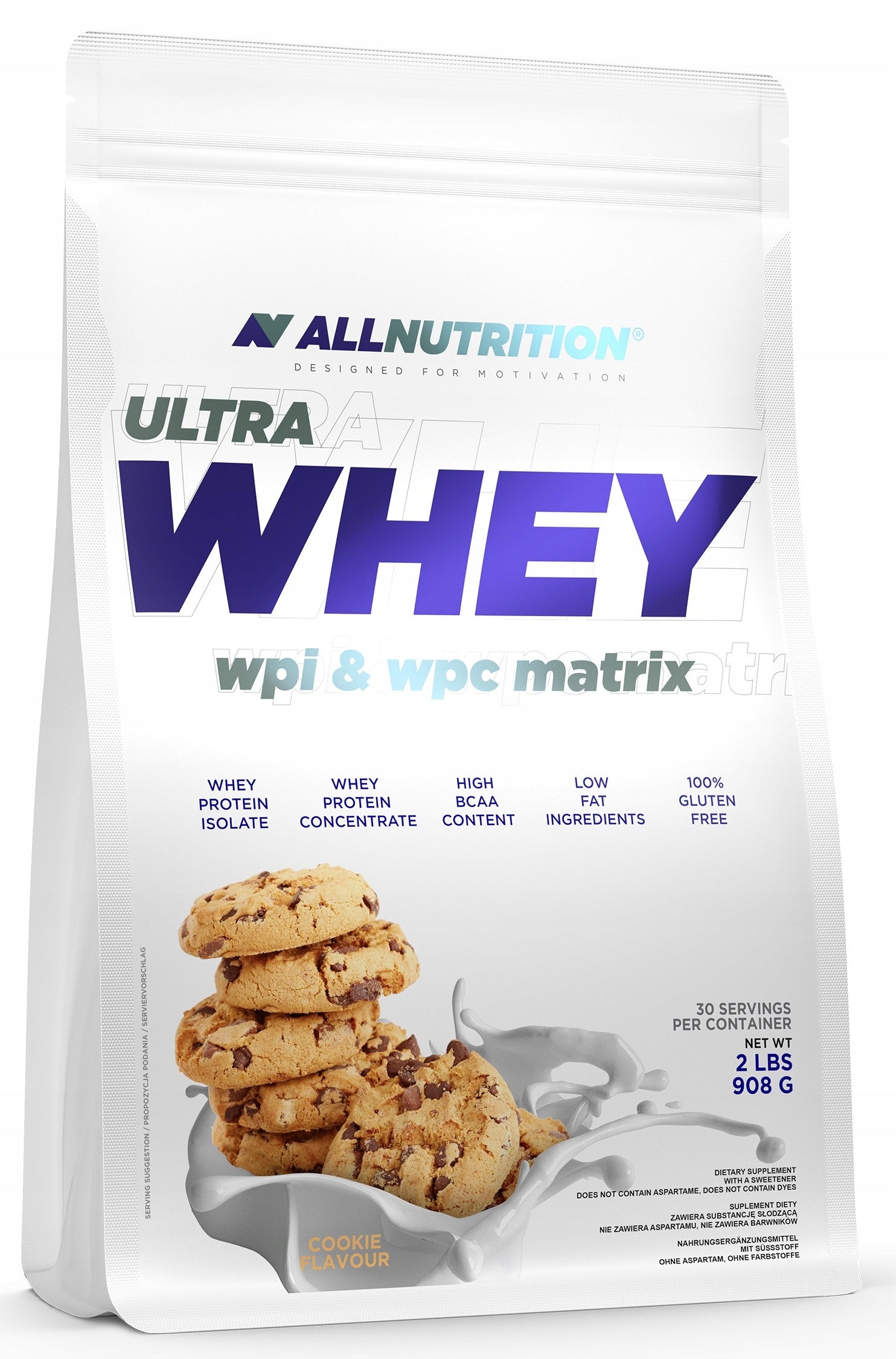 ALLNUTRITION ULTRA WHEY 908G PROTEIN WPC WPI MUSCLES TRAINING MASS