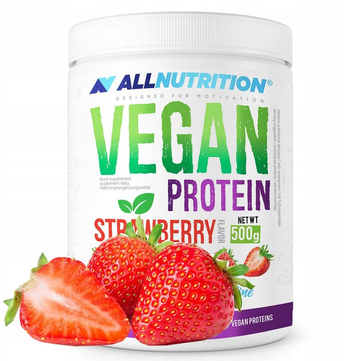 ALLNUTRITION VEGAN PROTEIN 500g VEGETABLE PROTEIN VEGAN MUSCLES Packaging status original