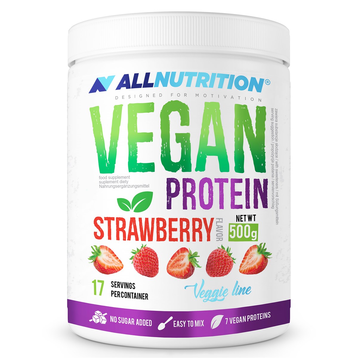 ALLNUTRITION VEGAN PROTEIN 500g VEGETABLE PROTEIN VEGAN MUSCLES