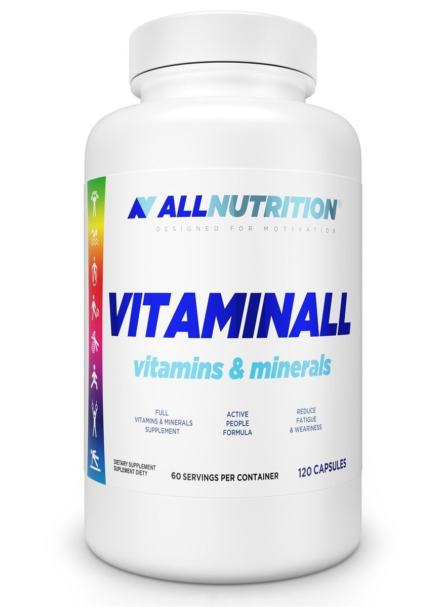 ALLNUTRITION VITAMINALL 120CAPSULES VITAMINS AND MINERALS REGENERATION HEALTH