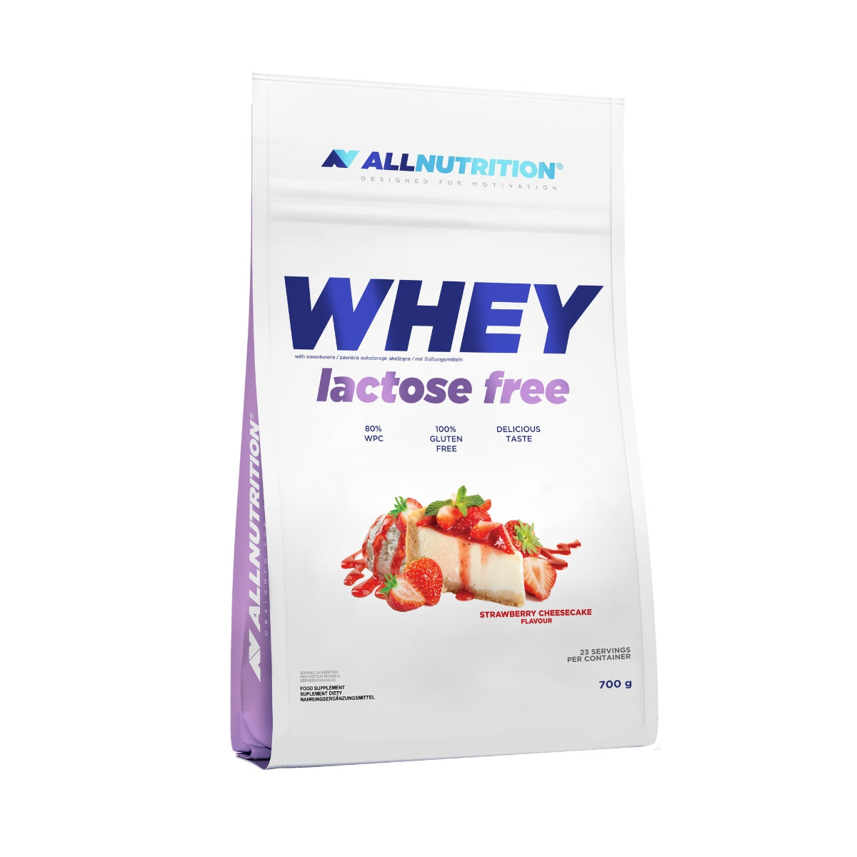 ALLNUTRITION WHEY LACTOSE FREE 700G TASTE STRAWBERRY PROTEIN WPC WITHOUT LACTOSE