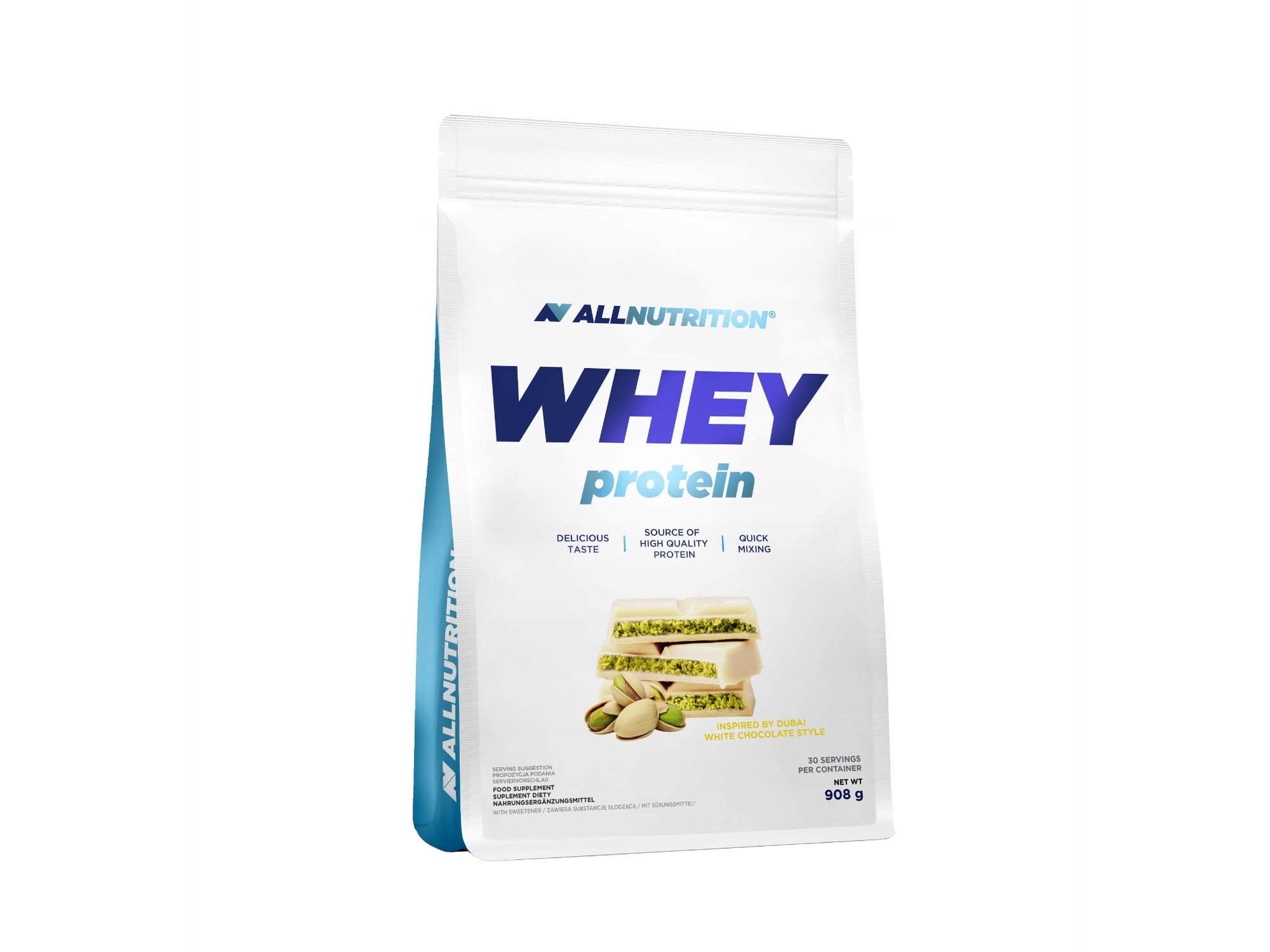 ALLNUTRITION WHEY PROTEIN 908g DUBAI WHITE CHOCOLATE PROTEIN MUSCLE WPC