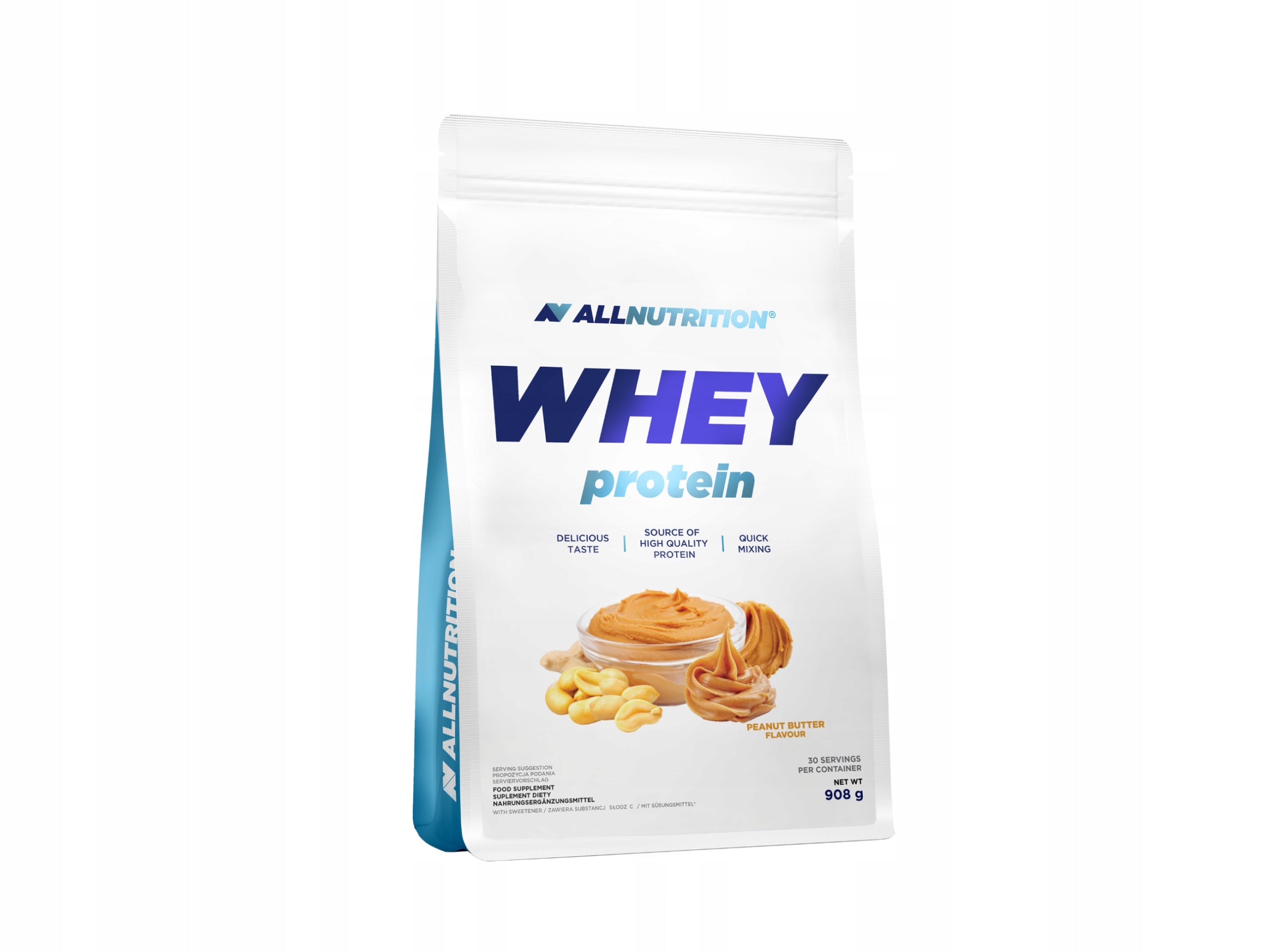 ALLNUTRITION WHEY PROTEIN 908g PEANUT CREAM WHEY PROTEIN WPC MUSCLES
