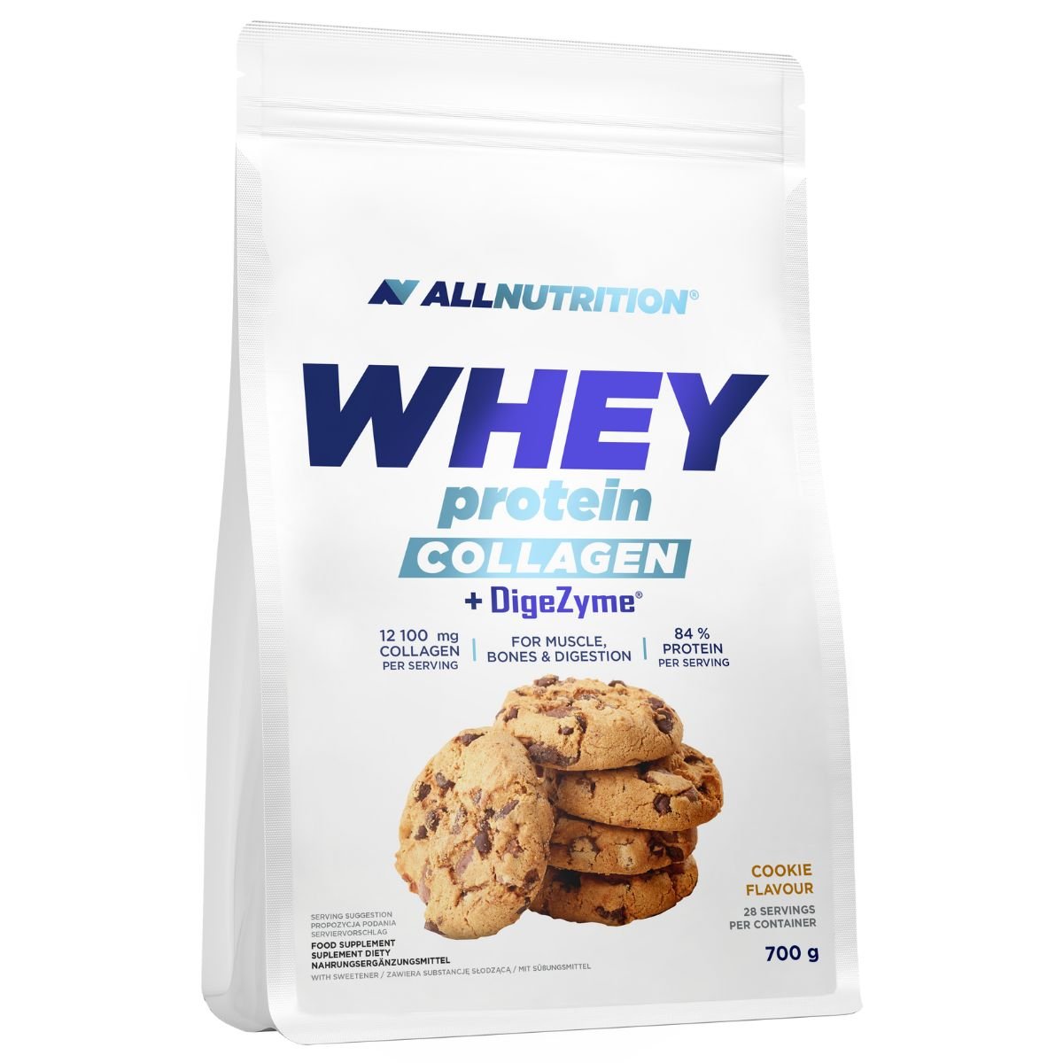 ALLNUTRITION WHEY PROTEIN COLLAGEN + DIGEZYME 700G CAKE PROTEIN + COLLAGEN