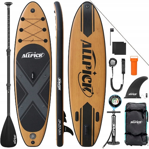 ALLPICK SUP Board Premium Complete Accessories up to 200kg with Camera Holder