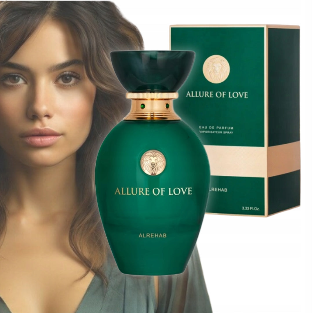 ALLURE OF LOVE PERFUME ARABIC FRUIT POWDER CITRUS 100 ml AL REHAB EDP Packaging status original