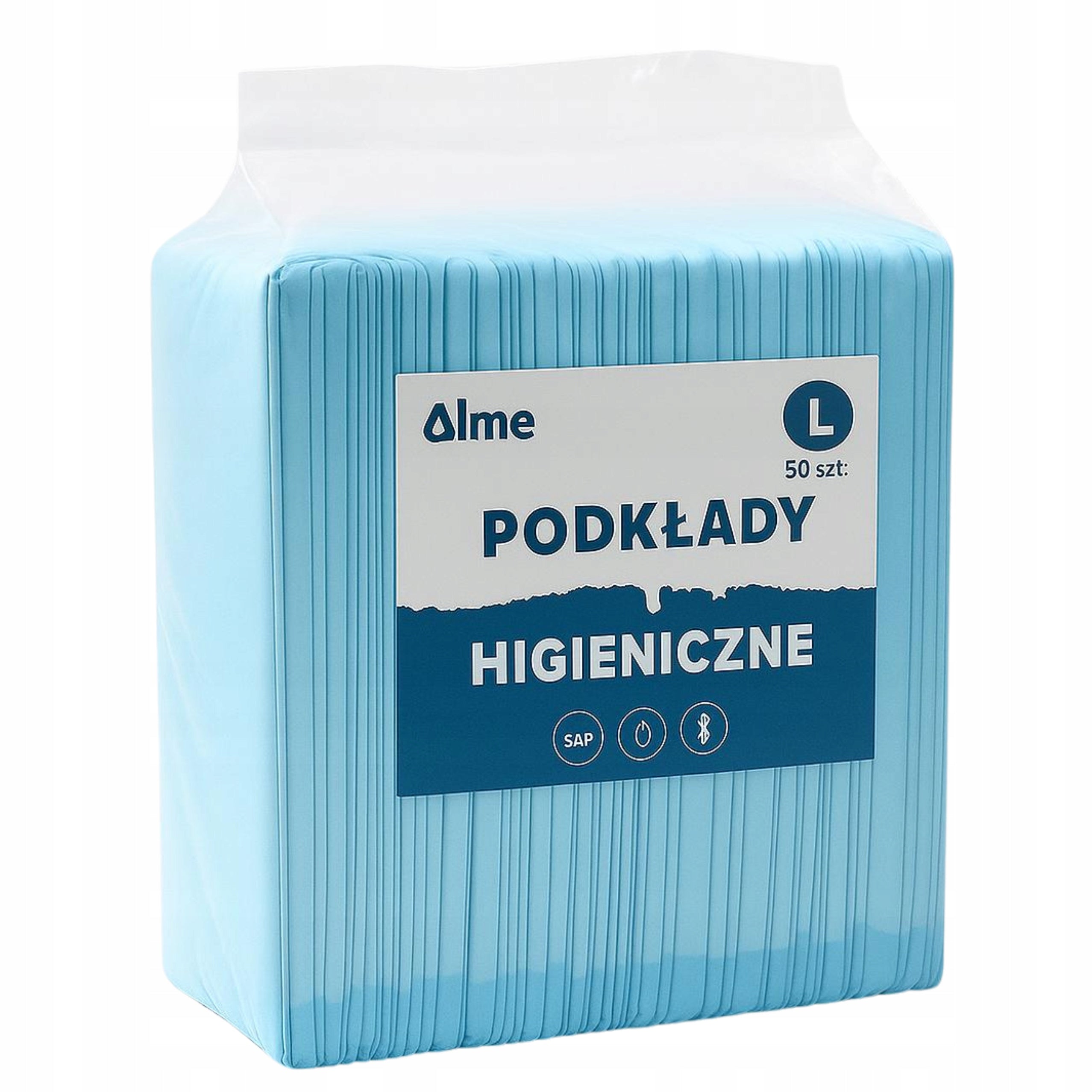 ALME Hygiene Foundations L 60x60 cm 100 pcs Super Absorbent Changing Pads