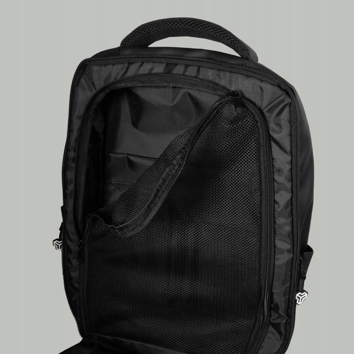 ALPHA BLACK 25 L BACKPACK WITH LAPTOP COMPARTMENT AND AIRFLOW Strix SYSTEM Brand GymBeam