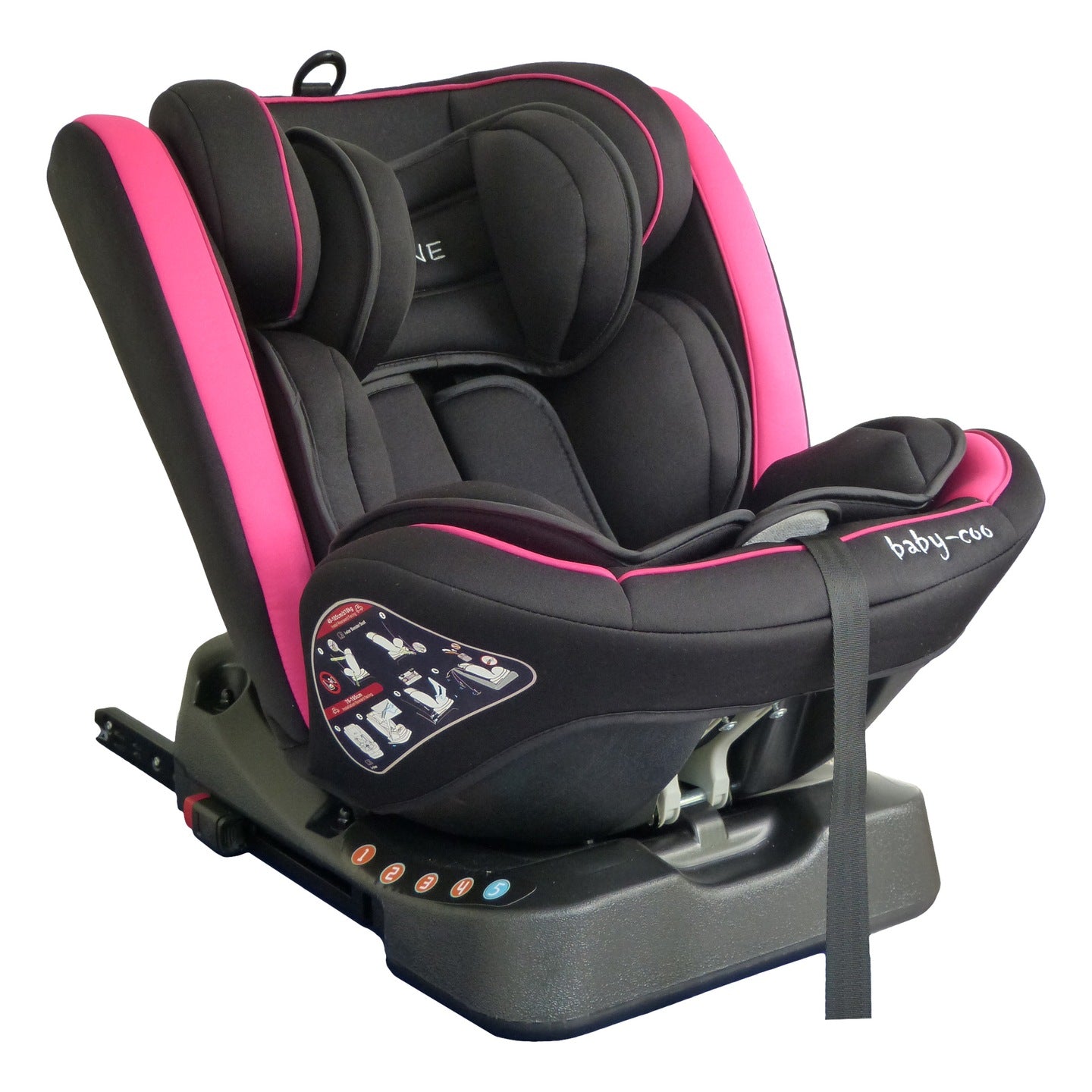 ALPINE.isofix I-SIZE car seat 40-150cm.(0-36kg.)