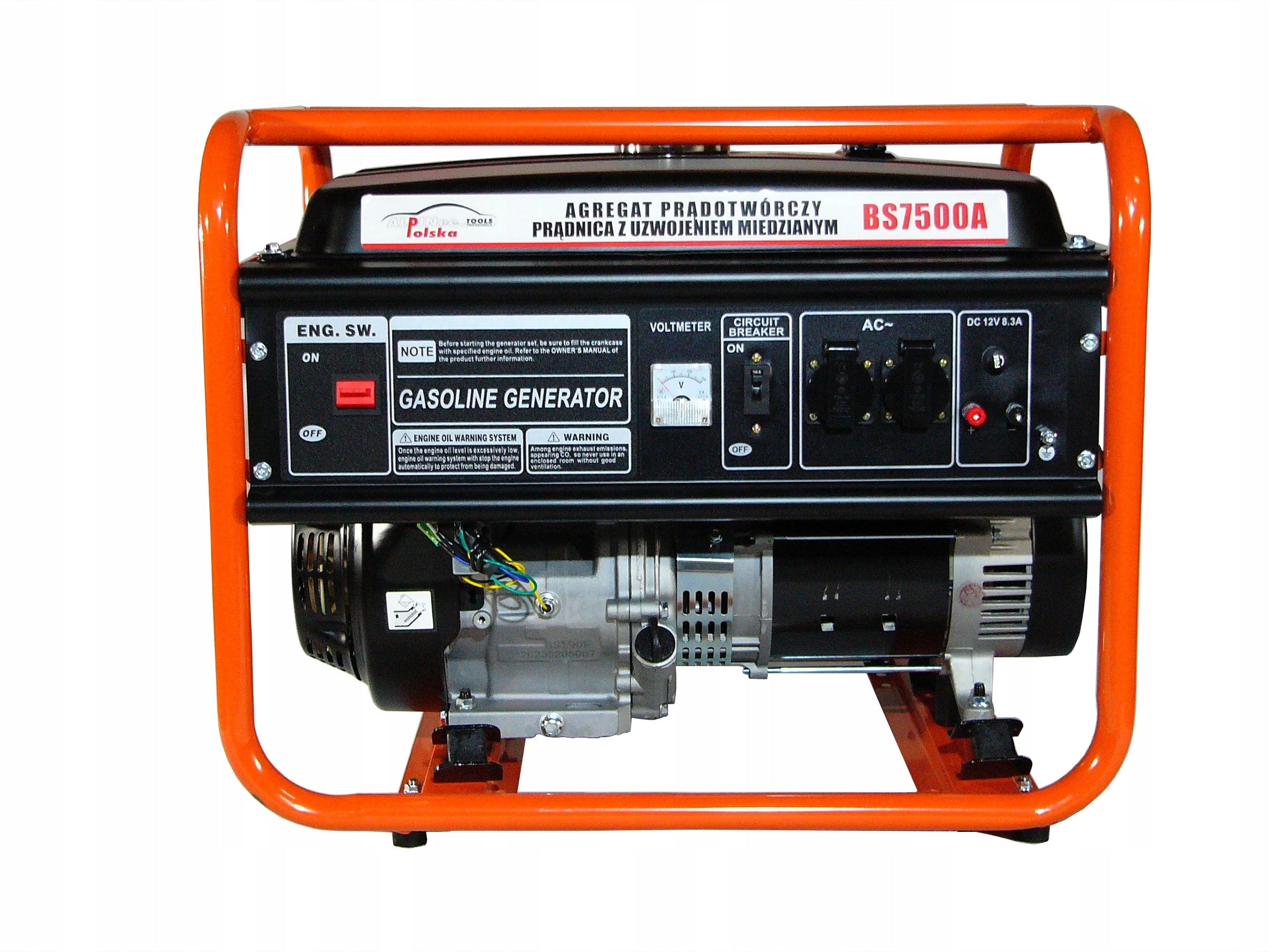 ALPINEE Poland GENERATOR SET CURRENT GENERATOR AVR COPPER 7.5KW 230/12V