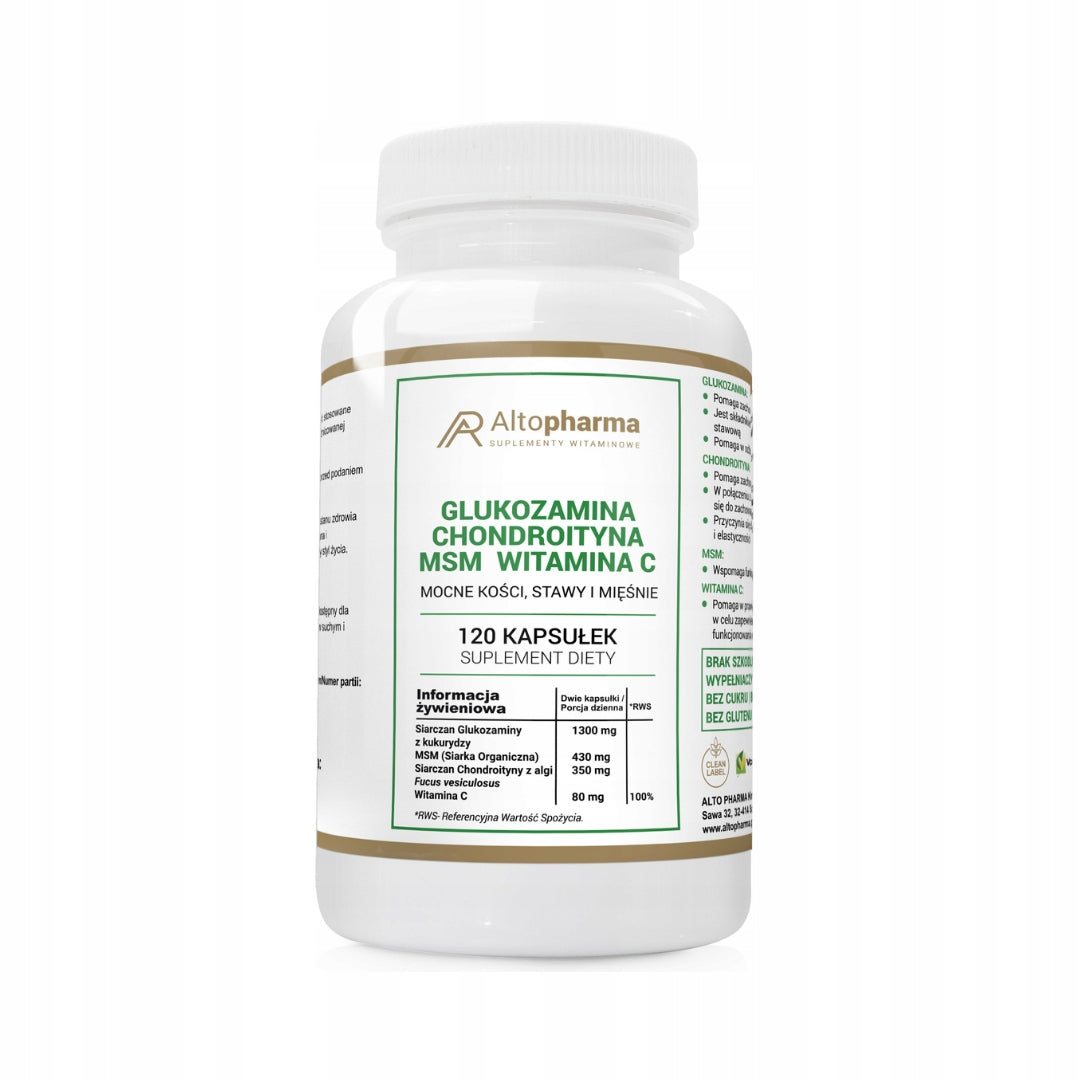 ALTO PHARMA Glucosamine COMPLEX 120 capsules vege