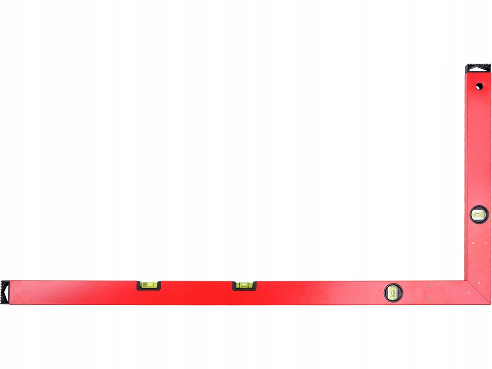 ALUMINIUM ANGLE 1000X500MM LIGHTWEIGHT READABLE 4 LIBELLE ACCURACY 0,5mm/m Manufacturer code YT-70748