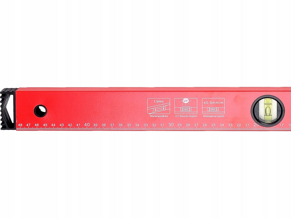 ALUMINIUM ANGLE 1000X500MM LIGHTWEIGHT READABLE 4 LIBELLE ACCURACY 0,5mm/m Width 500 mm