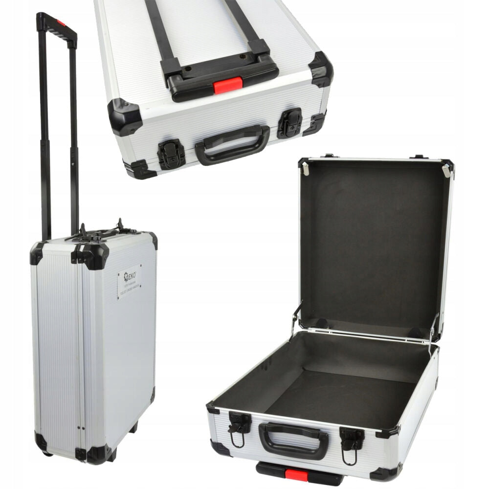 ALUMINIUM CASE FOR TOOL SETS 187EL. LIGHT AND DURABLE
