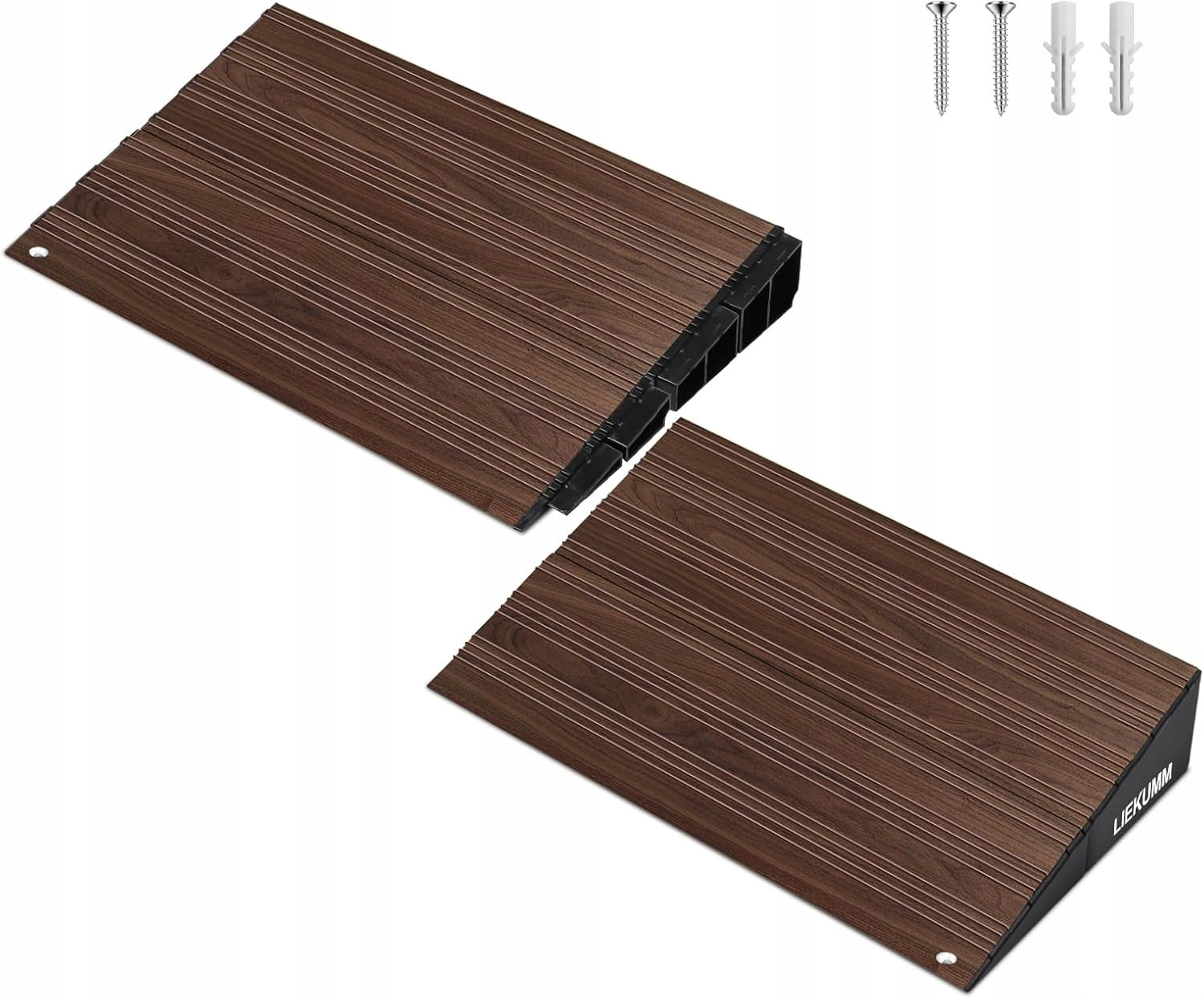 ALUMINIUM CURB RAMP BROWN 80X25,6X5 1000KG TROLLEYS DRIVEWAY THRESHOLDS