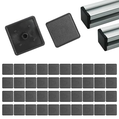 ALUMINIUM END CAPS PROFILE 30X30 ABS TIP COVERS SET OF 40 Brand no brand