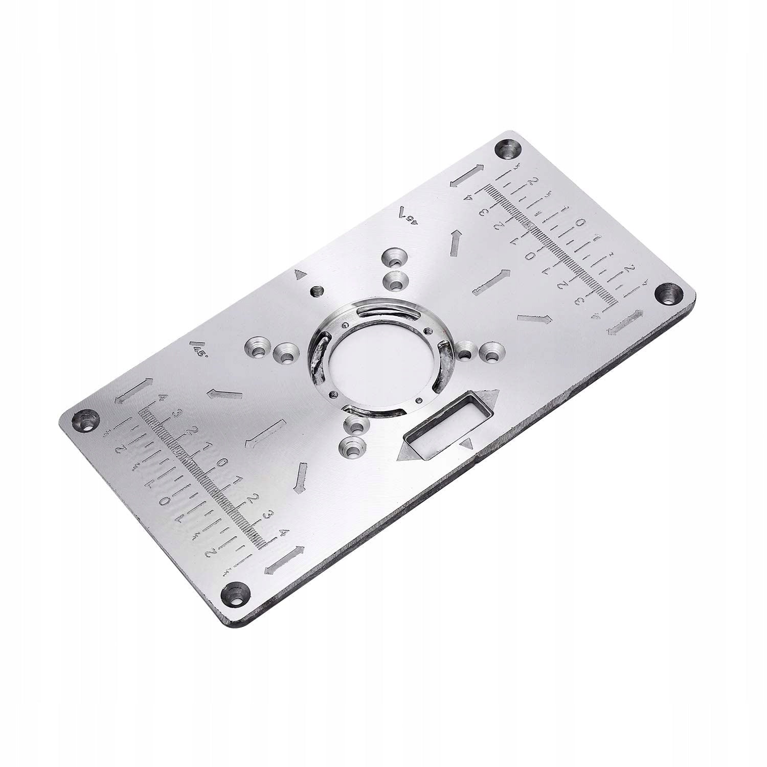 ALUMINIUM PLATE FOR MILLING TABLE 235X120X8MM 70X62MM Milling machine type other