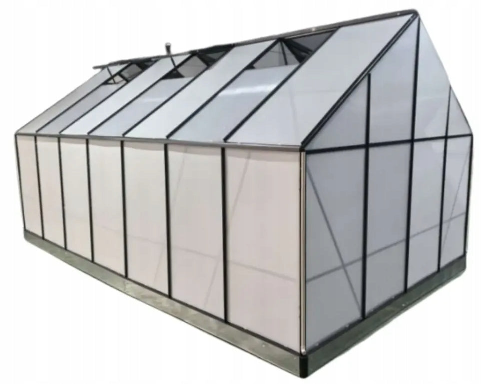 ALUMINIUM POLYCARBONATE GREENHOUSE 4 mm – 11 m² BLACK EAN (GTIN) 5902067630846