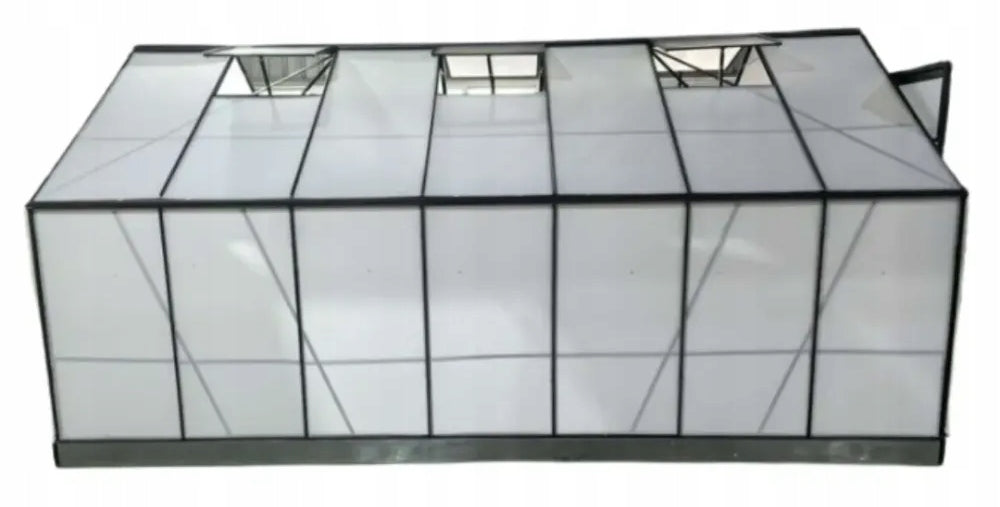 ALUMINIUM POLYCARBONATE GREENHOUSE 4 mm – 11 m² GREEN EAN (GTIN) 5902067630853