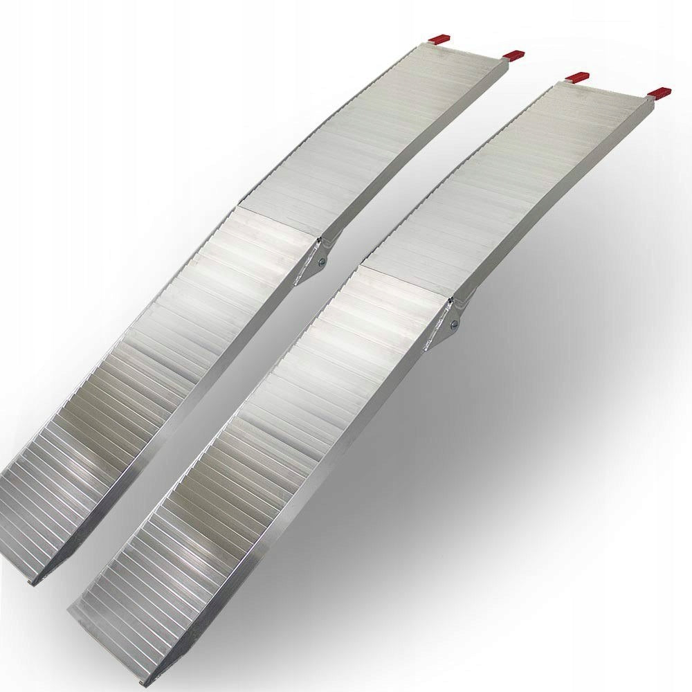 ALUMINIUM RAMPS BITUXX WITH LIFTING CAPACITY 680KG 205CM SET OF 2 PCS + BELTS Brand Bituxx