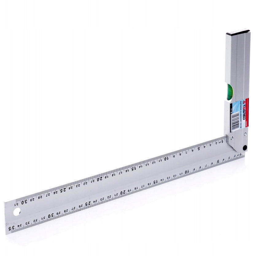 ALUMINUM ANGLE WITH LEVEL CONVENIENT PRECISION MEASUREMENT 350MM EAN (GTIN) 5903293505922