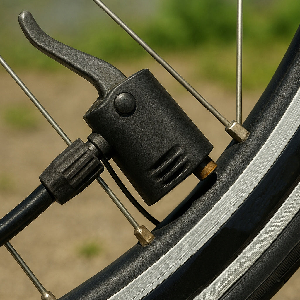 ALUMINUM BAR PUMP WITH PRESSURE GAUGE FOR CAR BICYCLE BIKES Dominant material aluminum
