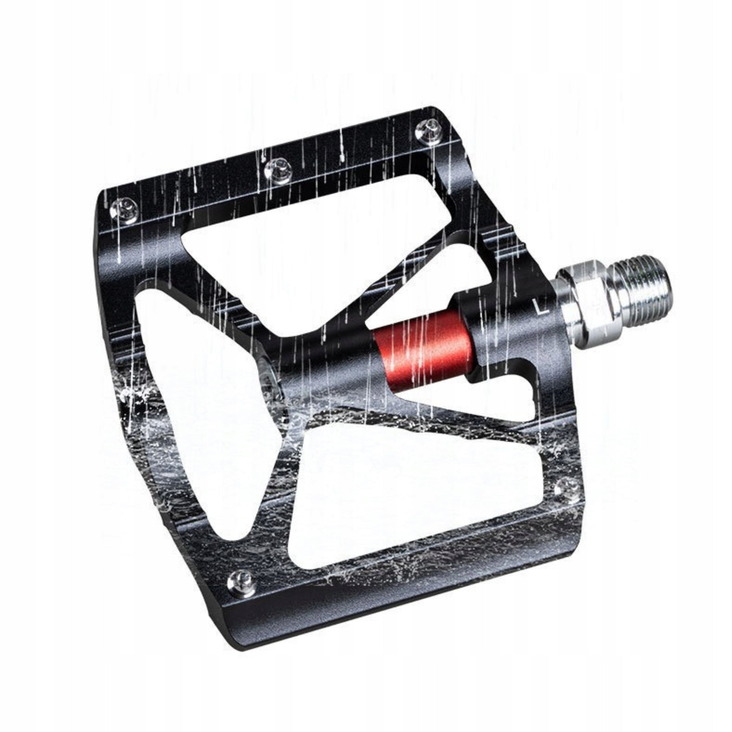 ALUMINUM BICYCLE PEDALS FOR BIKE PEDAL SET 2PCS BLACK EAN (GTIN) 5907068863569