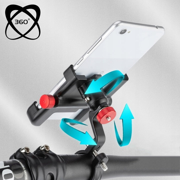 ALUMINUM BICYCLE PHONE HOLDER FOR MOTORCYCLE HANDLEBARS SCOOTER STROLLER For mobile