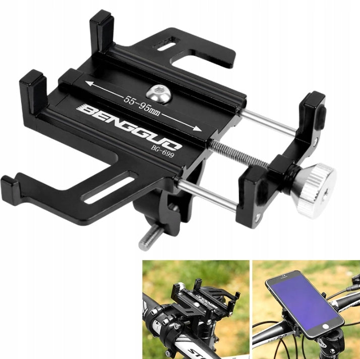 ALUMINUM BIKE HANDLEBAR MOUNTED PHONE HOLDER Brand Efox