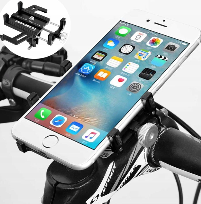 ALUMINUM BIKE HANDLEBAR MOUNTED PHONE HOLDER EAN (GTIN) 5903857157437