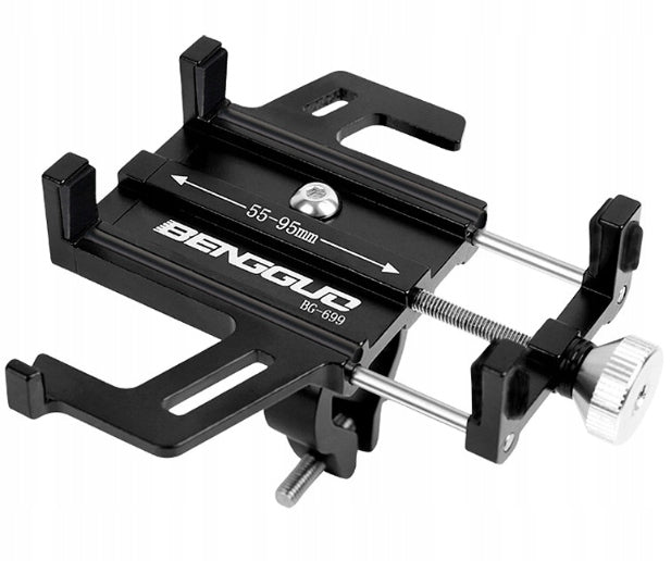 ALUMINUM BIKE HANDLEBAR MOUNTED PHONE HOLDER