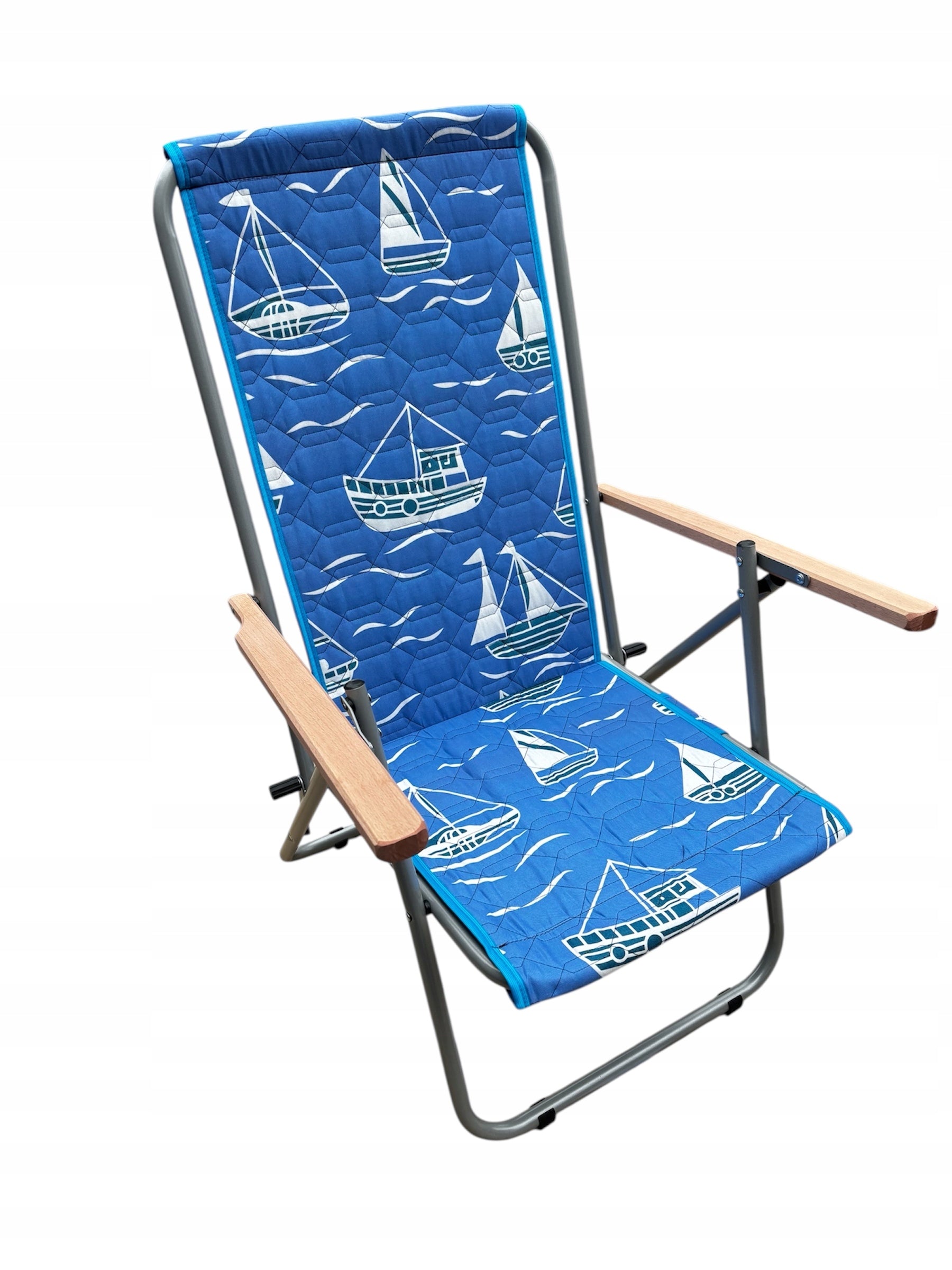 ALUMINUM GARDEN BEACH CHAIR 120 KG FOLDING Length (longer side) 85 cm